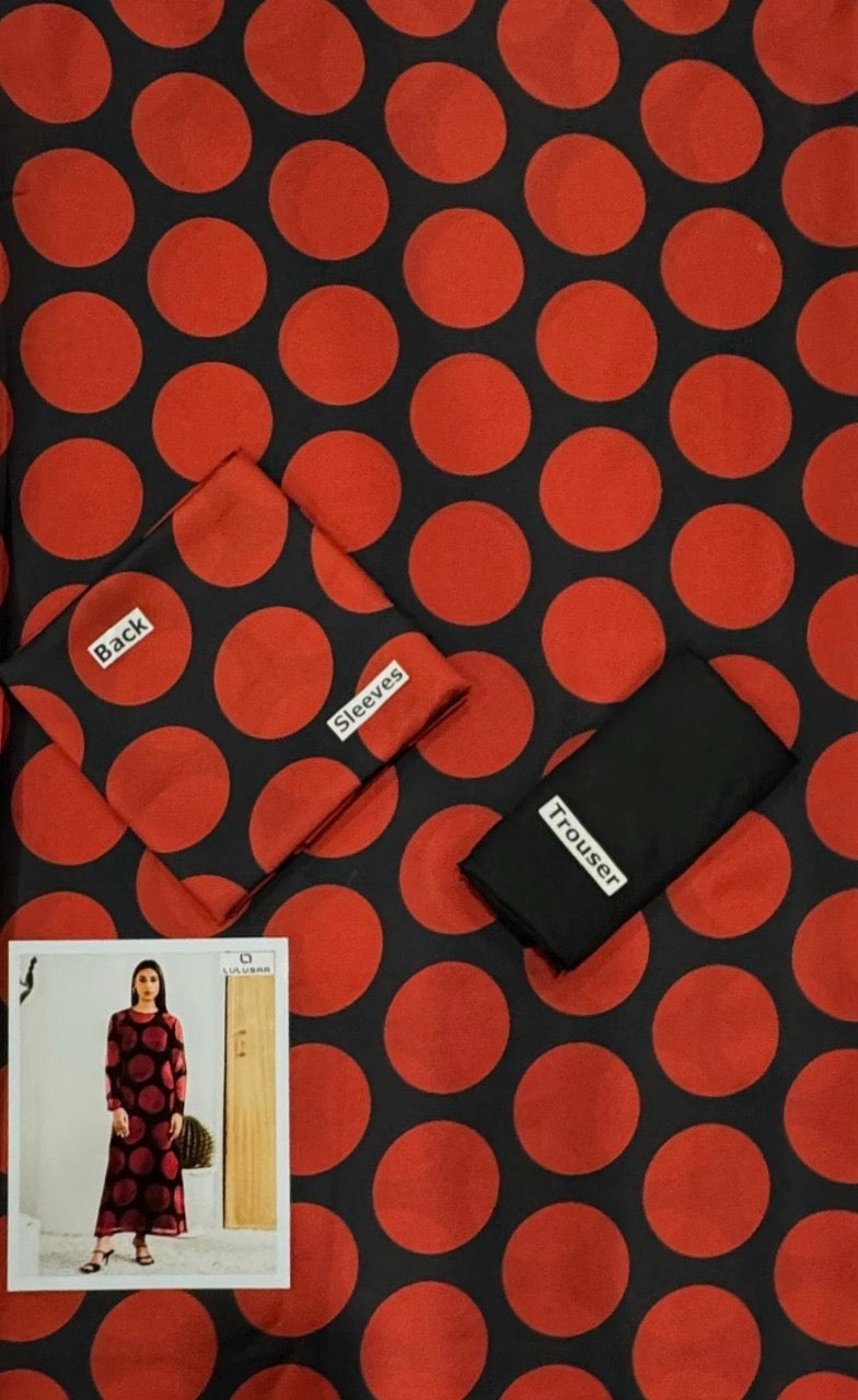 LULUSAR | DIGITAL PRINTED 2 PIECE WITH DIGITAL PRINTED SHIRT & TROUSER FOR WINTER 2024-2025