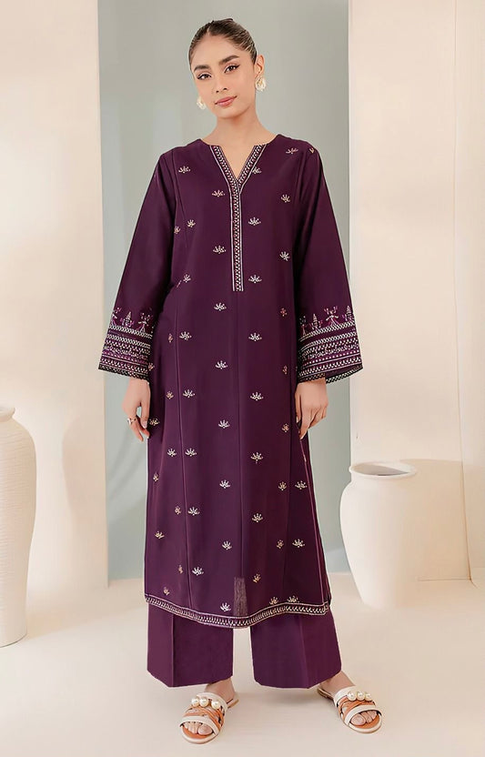 UMZAY | DHANAK 2 PC FULL HEAVY EMB SUIT FOR WINTER 2025-26