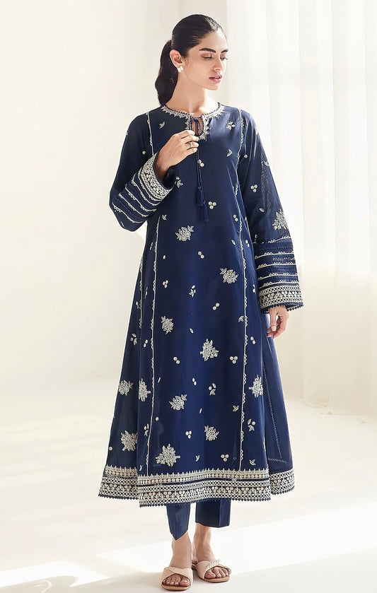UMZAY | DHANAK 2 PC FULL HEAVY EMB SUIT FOR WINTER 2025-26