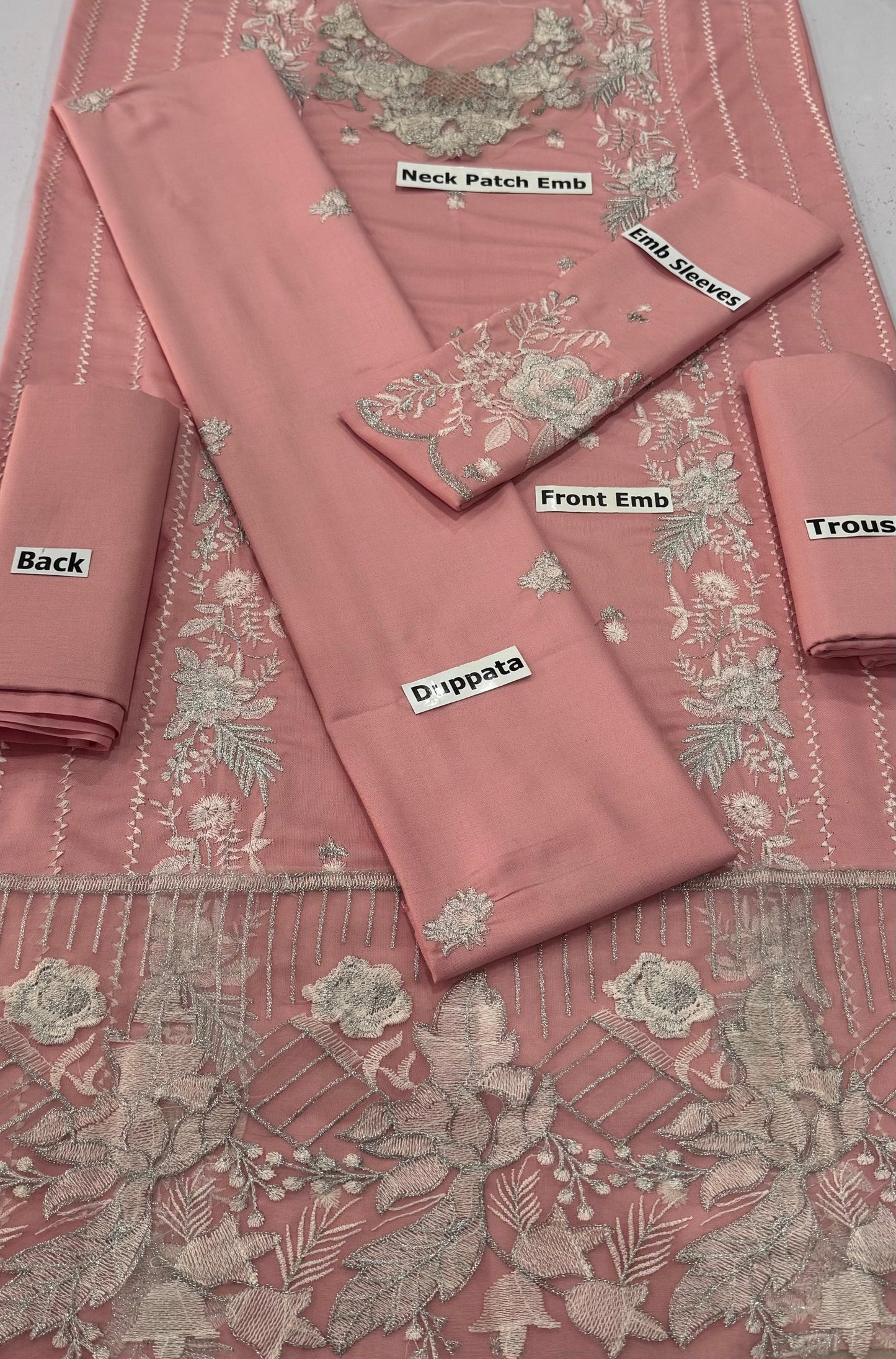 AZURE | DHANAK 3 PIECE FULL EMBROIDERED SUIT FOR WINTER 2024-2025