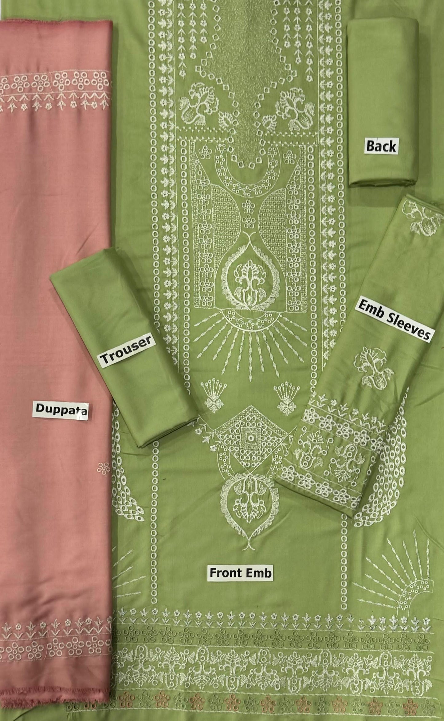 JAZMIN | DHANAK 3 PIECE FULL HEAVY EMBROIDERED SUIT FOR WINTER 2024-2025