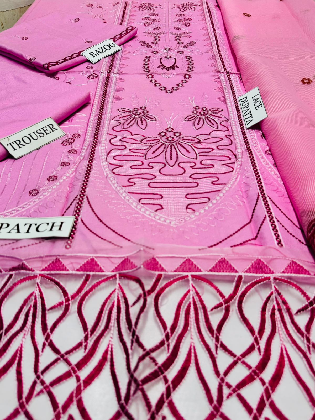 RANGRASIYA | DHANAK 3 PIECE FULL HEAVY EMB SUIT FOR WINTER 2024-2025