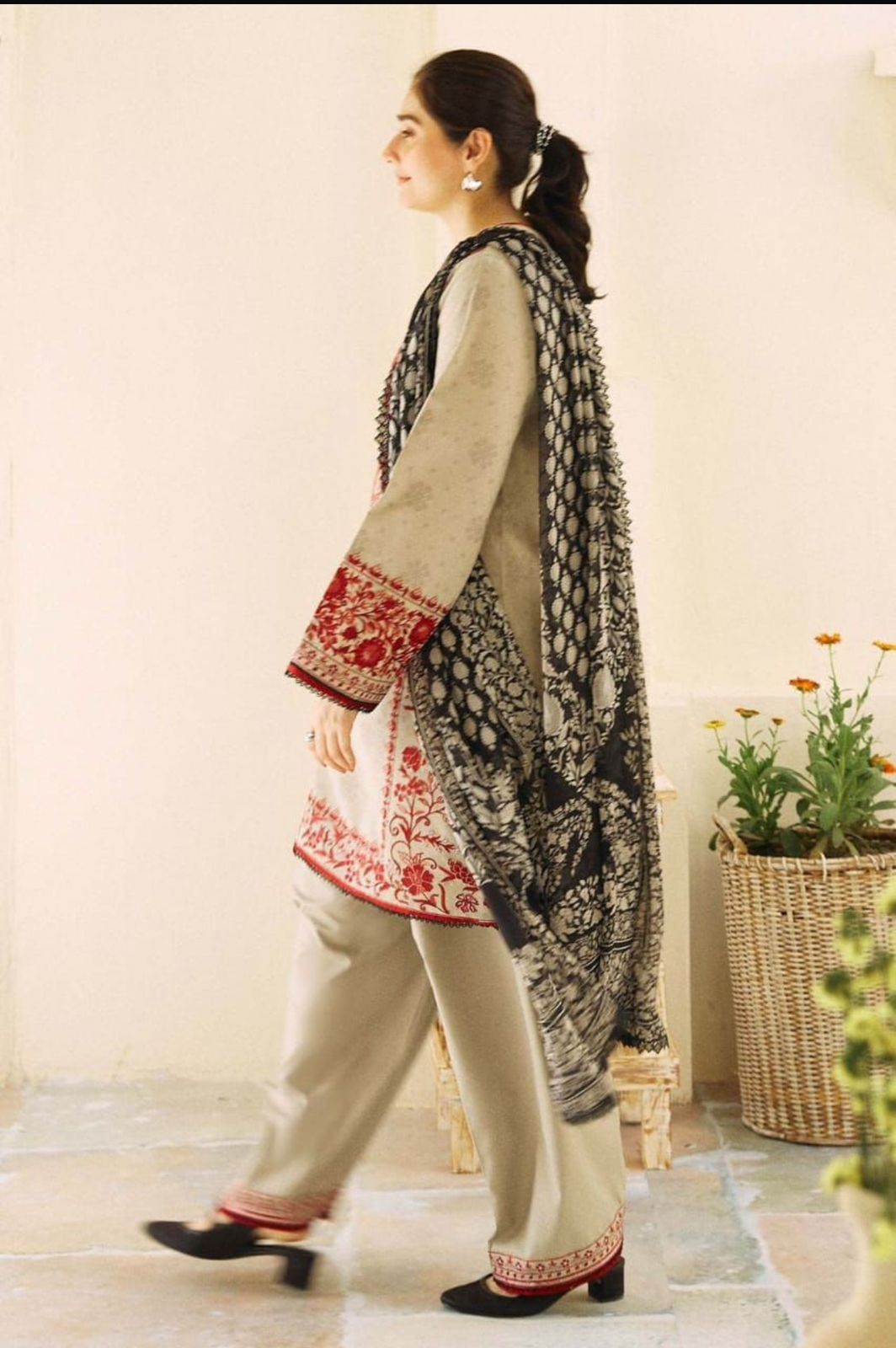 COCO 3 PIECE FULL HEAVY EMB SUIT FOR WINTER 2024-2025