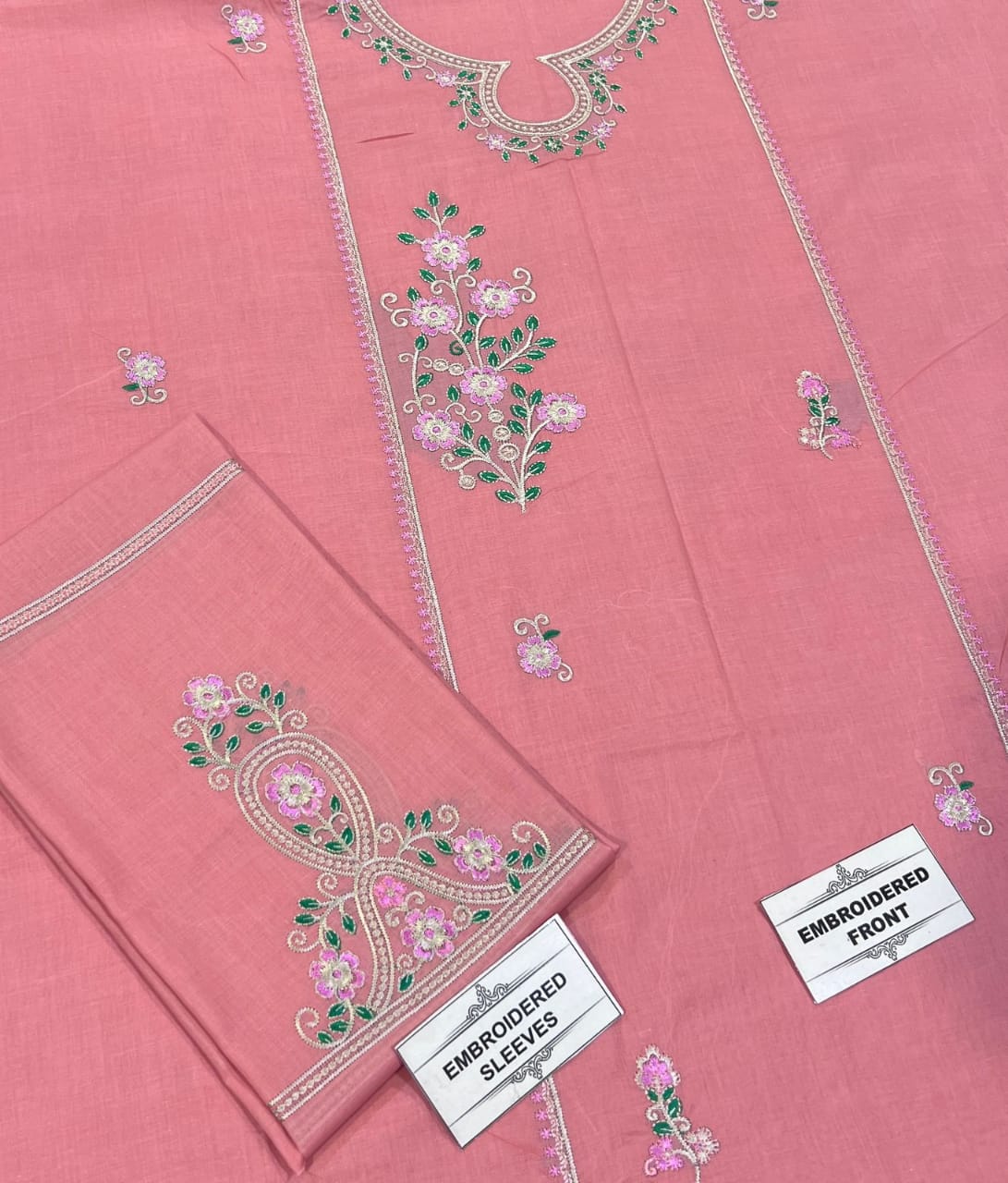 BAREEZE | LAWN 2 PIECE UNSTICHED FULL HEAVY EMB SUIT FOR SUMMER 2025