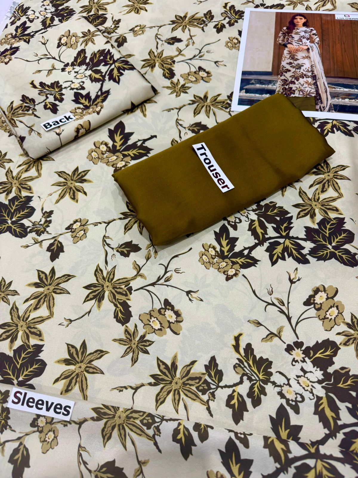 LULUSAR | DIGITAL PRINTED 2 PIECE WITH DIGITAL PRINTED SHIRT & TROUSER FOR WINTER 2024-2025