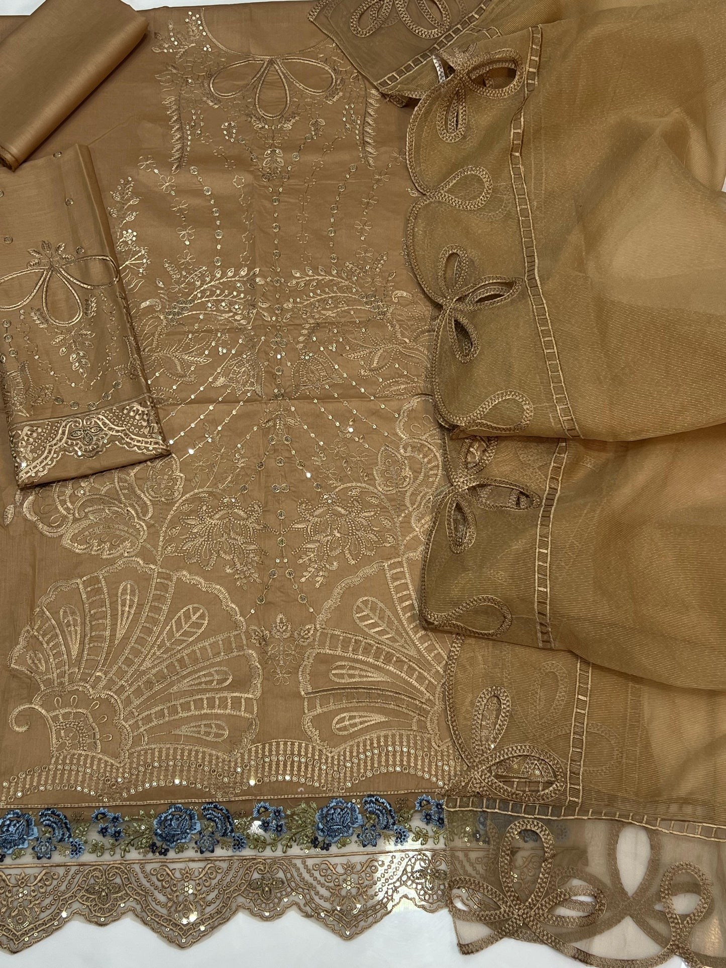 MARIA.B | LAWN 3 PIECE UNSTICHED FULL HEAVY EMB SUIT FOR SUMMER 2025