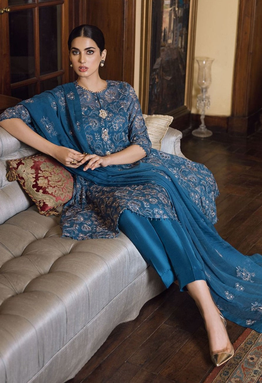 BAREEZE | LAWN 3 PIECE UNSTICHED FULL HEAVY EMB SUIT FOR SUMMER 2025