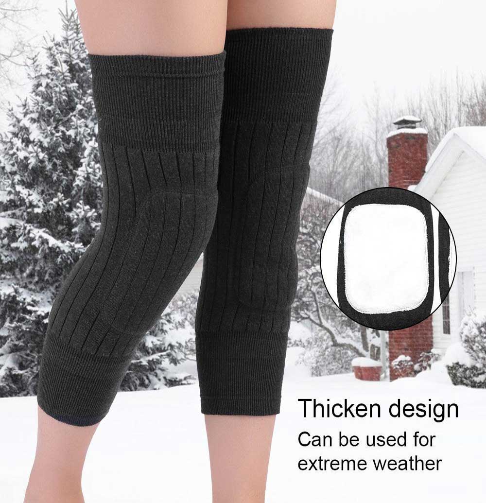 2 pc Cashmere Lag Warmer Thick Warm Wool Kneepad For Winter