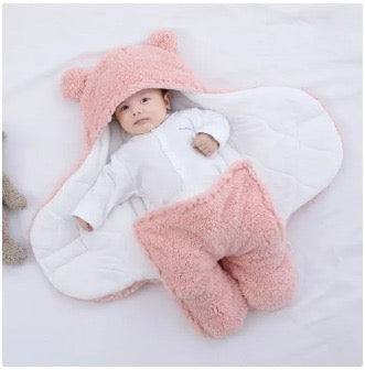 NEW BORN BABY WRAP BLANKET FOR WINTER 2025-26 PINK