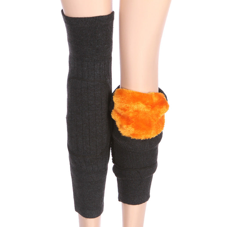 2 pc Cashmere Lag Warmer Thick Warm Wool Kneepad For Winter