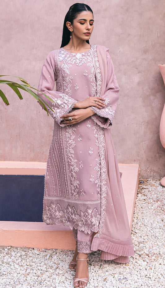 AZURE | DHANAK 3 PIECE FULL EMBROIDERED SUIT FOR WINTER 2024-2025