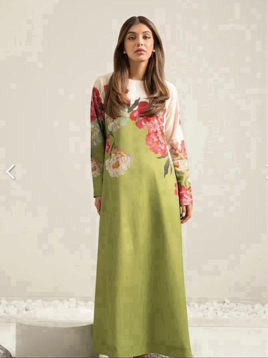 LULUSAR | DIGITAL PRINTED 2 PIECE WITH DIGITAL PRINTED SHIRT & TROUSER FOR WINTER 2024-2025