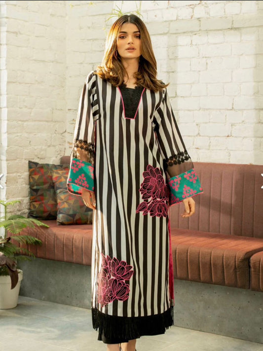 LULUSAR | DIGITAL PRINTED 2 PIECE WITH DIGITAL PRINTED SHIRT & TROUSER FOR WINTER 2024-2025