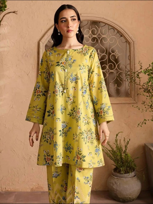 LULUSAR | DIGITAL PRINTED 2 PIECE WITH DIGITAL PRINTED SHIRT & TROUSER FOR WINTER 2024-2025