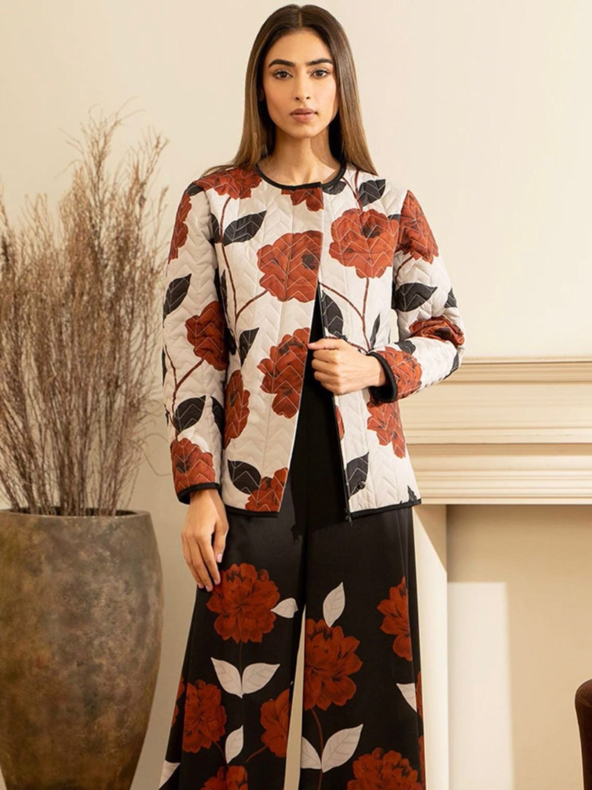 LULUSAR | DIGITAL PRINTED 2 PIECE WITH DIGITAL PRINTED SHIRT & TROUSER FOR WINTER 2024-2025