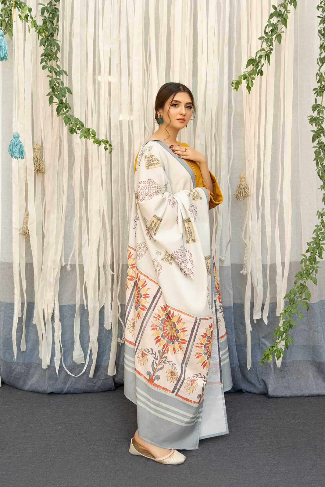 URGE | DHANAK 3 PIECE FULL EMBROIDERED SUIT FOR WINTER 2024-2025