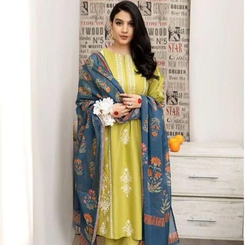 URGE | DHANAK 3 PIECE FULL HEAVY EMBROIDERED SUIT FOR WINTER 2024-2025