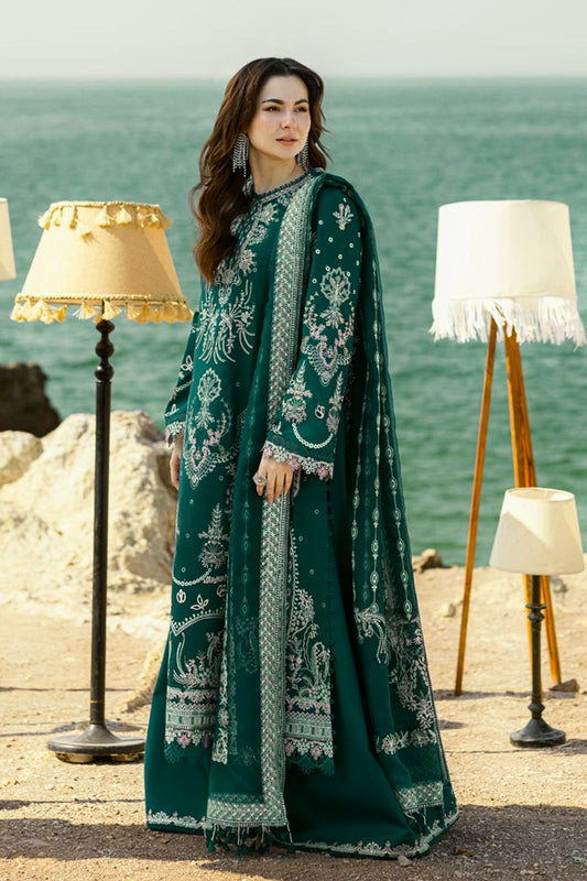 QALAMKHAR | DHANAK 3 PIECE FULL EMBROIDERED SUIT FOR WINTER 2024-2025