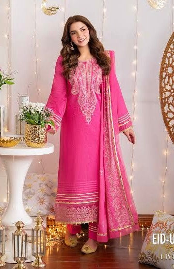 NISHAT | DHANAK 3 PIECE FULL HEAVY EMB SUIT FOR WINTER 2024-2025