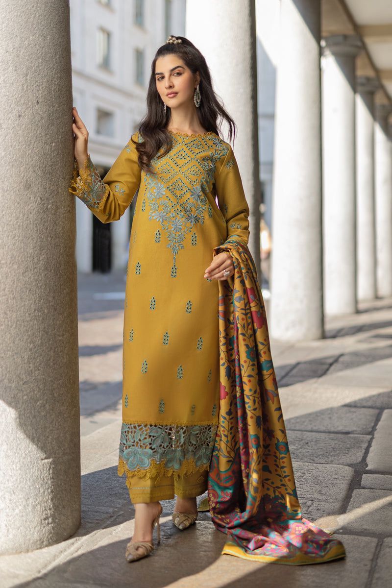 RANG RASIYA | LAWN 3 PIECE FULL EMB UNSTICHED SUIT FOR SUMMER 2015