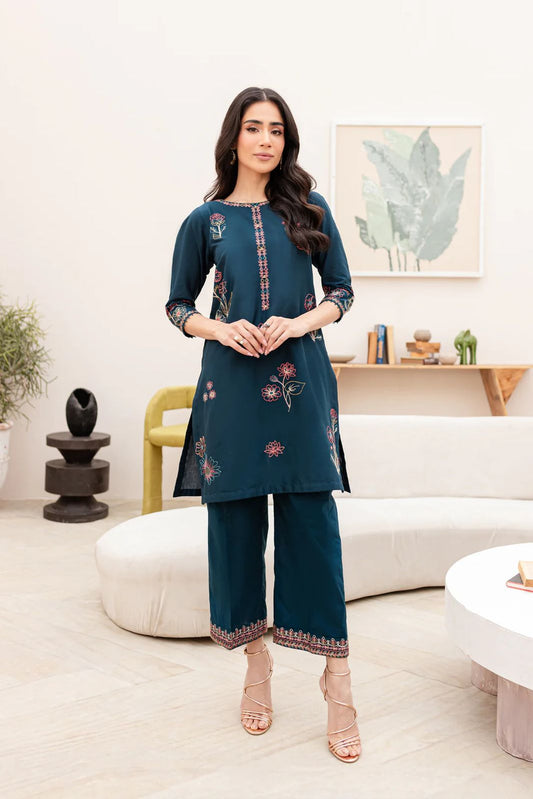 BATIK | LAWN 2 PIECE FULL EMB UNSTICHED SUIT FOR SUMMER 2025