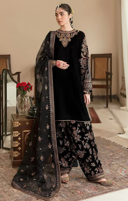 MARIA.B |  LAWN 3 PIECE UNSTICHED FULL HEAVY EMB SUIT FOR SUMMER 2025