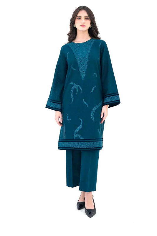 JAZMINE | LAWN 2 PIECE UNSTICHED FULL HEAVY EMB SUIT FOR SUMMER 2025