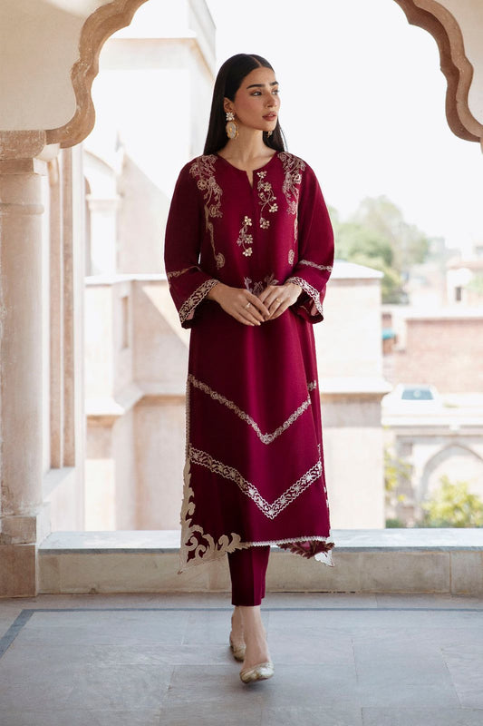BATIK | LAWN 2 PIECE UNSTICHED FULL HEAVY EMB SUIT FOR SUMMER 2025