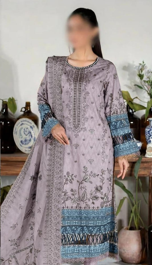 JOHRA | DHANAK 3 PIECE HEAVY EMB SUIT FOR WINTER 2024-2025 D-9002B