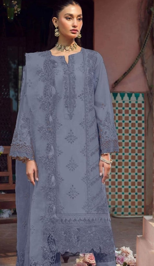 MOTIFZ | KHADAR 3 PIECE HEAVY EMB SUIT FOR WINTER 2024-2025 D-8566A