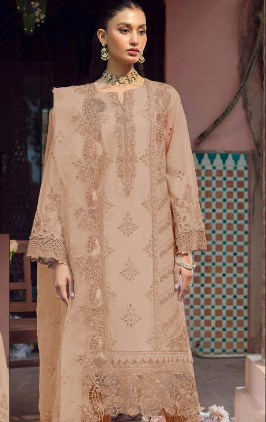 MOTIFZ | KHADAR 3 PIECE HEAVY EMB SUIT FOR WINTER 2024-2025 D-8566A