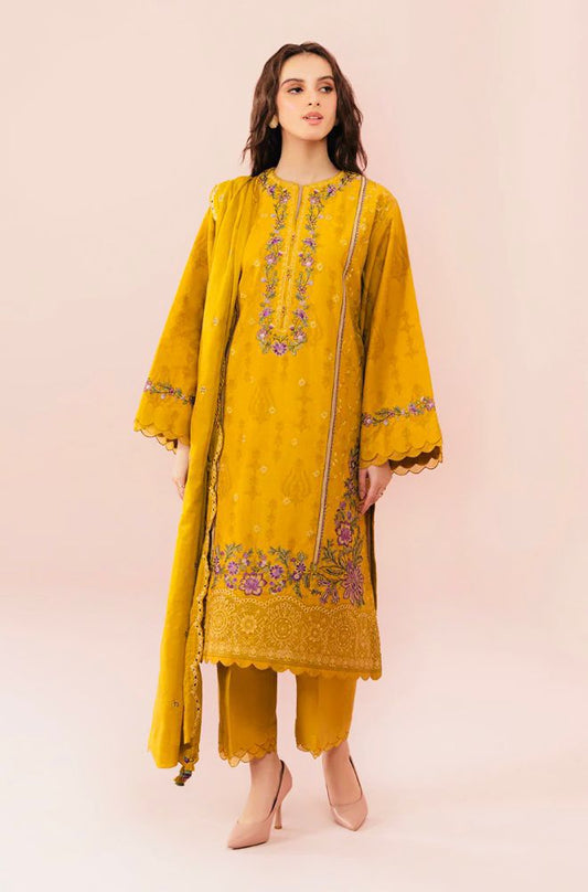 SAPPHIRE | DHANAK 3 PIECE FULL HEAVY EMB SUIT FOR WINTER 2024-2025