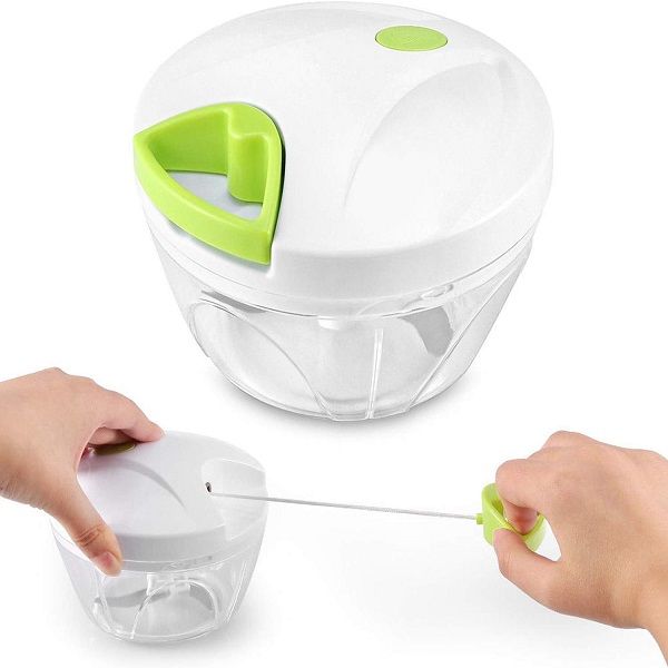 EASY SPIN CUTTER MULTI FUNCTIONAL MANUAL FOOD CHOPPER FOR KITCHEN