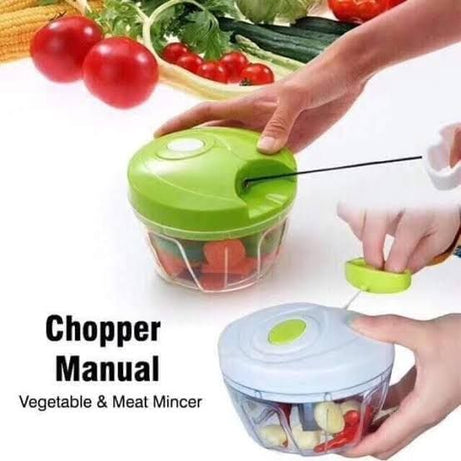 EASY SPIN CUTTER MULTI FUNCTIONAL MANUAL FOOD CHOPPER FOR KITCHEN